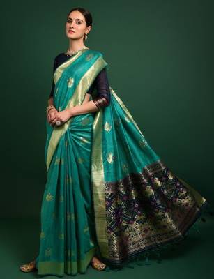 Woven Design Zari Patola Saree 2
