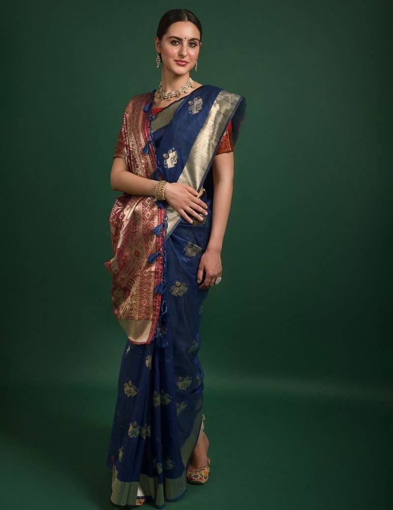 Woven Design Zari Patola Saree