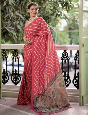 Leheriya Printed Saree 1