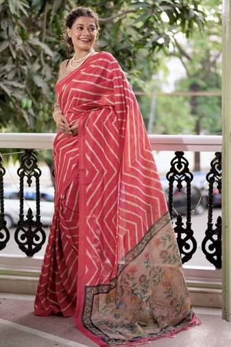 Leheriya Printed Saree