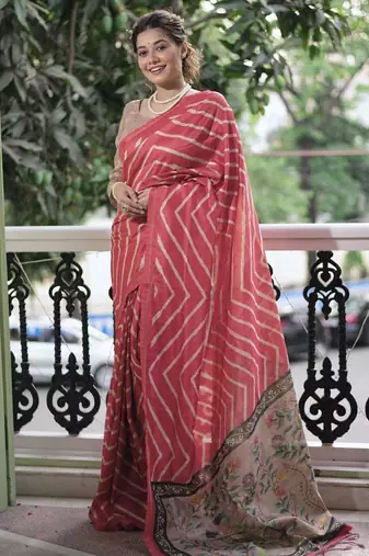 Leheriya Printed Saree