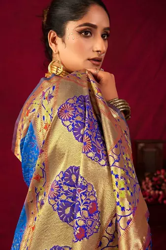 Woven Design Zari Paithani Saree