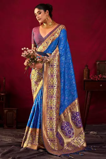 Woven Design Zari Paithani Saree