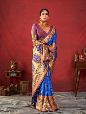 Woven Design Zari Paithani Saree 3