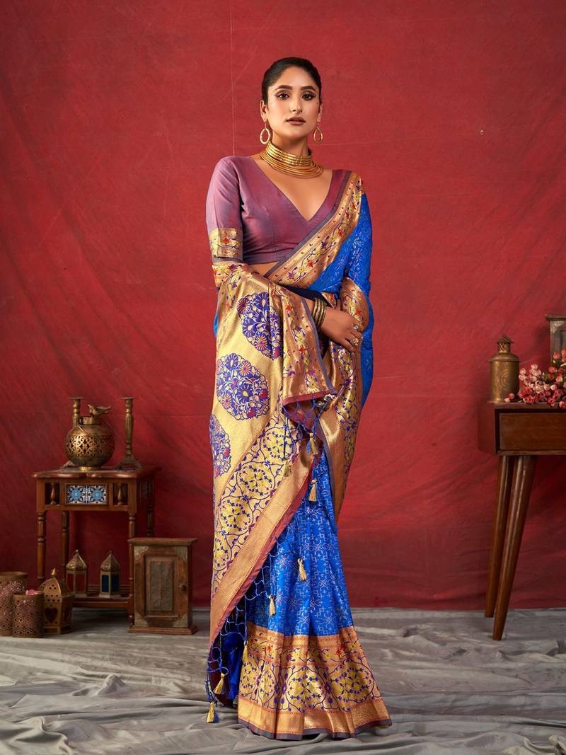 Woven Design Zari Paithani Saree