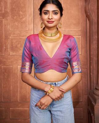 Woven Design Zari Paithani Saree 4