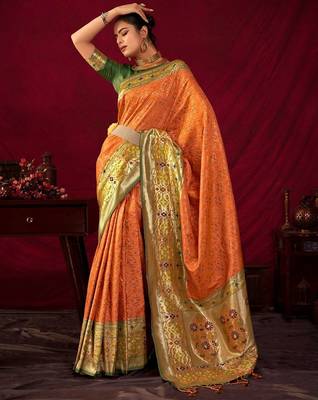 Woven Design Zari Paithani Saree 1