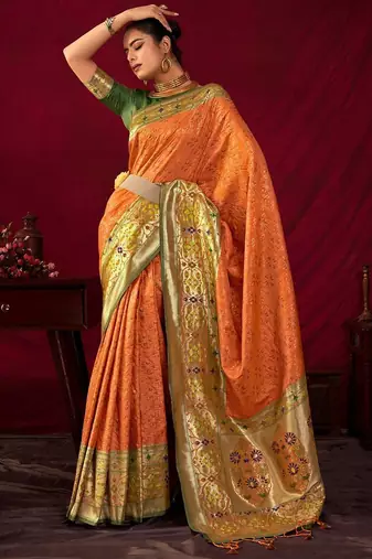 Woven Design Zari Paithani Saree