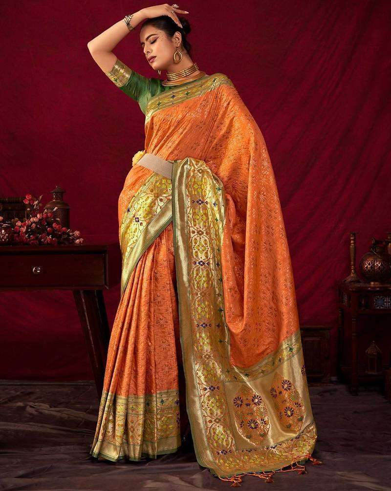 Woven Design Zari Paithani Saree