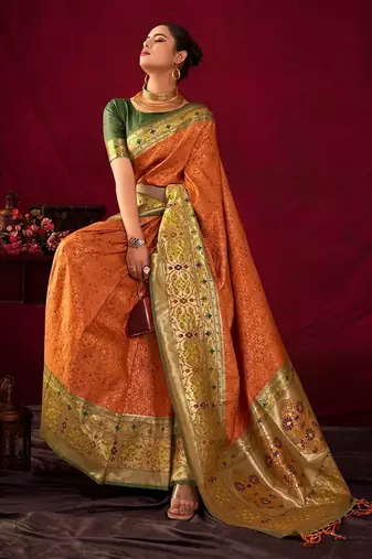 Woven Design Zari Paithani Saree