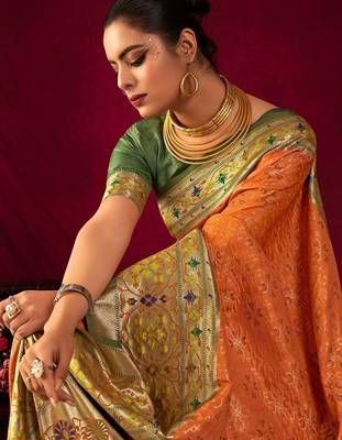 Woven Design Zari Paithani Saree 3