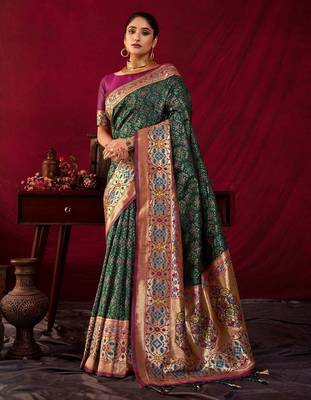 Woven Design Zari Paithani Saree 1