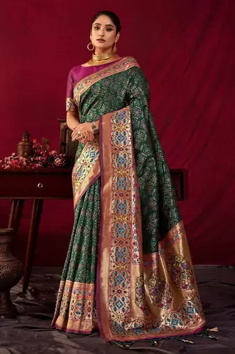 Woven Design Zari Paithani Saree