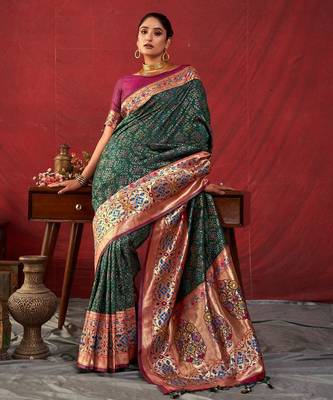 Woven Design Zari Paithani Saree 2