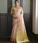 Ethnic Motifs Woven Design Banarasi Saree