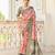 Floral Printed Zari Woven Design Tussar Saree