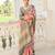 Floral Printed Zari Woven Design Tussar Saree