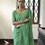 Geometric Embroidered Pure Linen Pochampally Saree