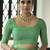 Geometric Embroidered Pure Linen Pochampally Saree