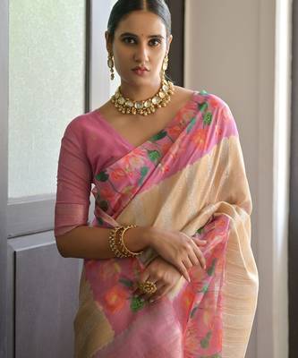 Ethnic Motifs Woven Design Banarasi Saree 3