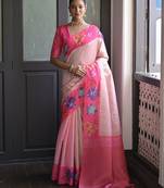 Leheriya Printed Banarasi Saree