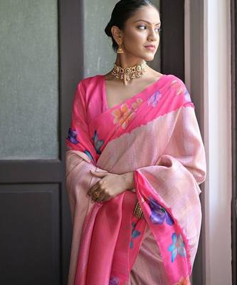 Leheriya Printed Banarasi Saree 3