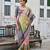 Ethnic Motifs Printed Zari Tussar Saree