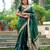 Striped Woven Design Zari Bhagalpuri Saree
