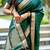 Striped Woven Design Zari Bhagalpuri Saree