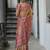 Geometric Printed Tussar Saree