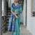 Geometric Printed Tussar Saree