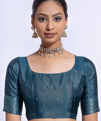 Ethnic Motifs Zari Tussar Saree 5