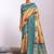Kalamkari Zari Tussar Saree