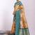 Kalamkari Zari Tussar Saree
