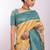 Kalamkari Zari Tussar Saree