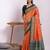 Floral Zari Tussar Saree