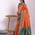 Floral Zari Tussar Saree