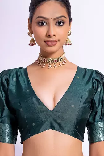 Floral Zari Tussar Saree