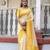 Woven Design Warli Printed Bhagalpuri Saree With Tassles