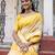 Woven Design Warli Printed Bhagalpuri Saree With Tassles