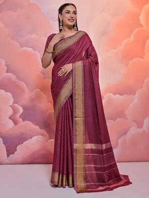 Woven Design Zari Pure Cotton Bandhani Saree 1