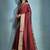 Checked Zari Bhagalpuri Saree With Tassels