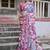 Floral Printed Zari Jamdani Saree With Tassels