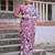 Floral Printed Zari Jamdani Saree With Tassels