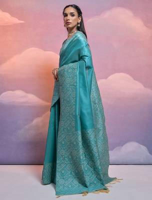 Woven Design Bhagalpuri Saree 2