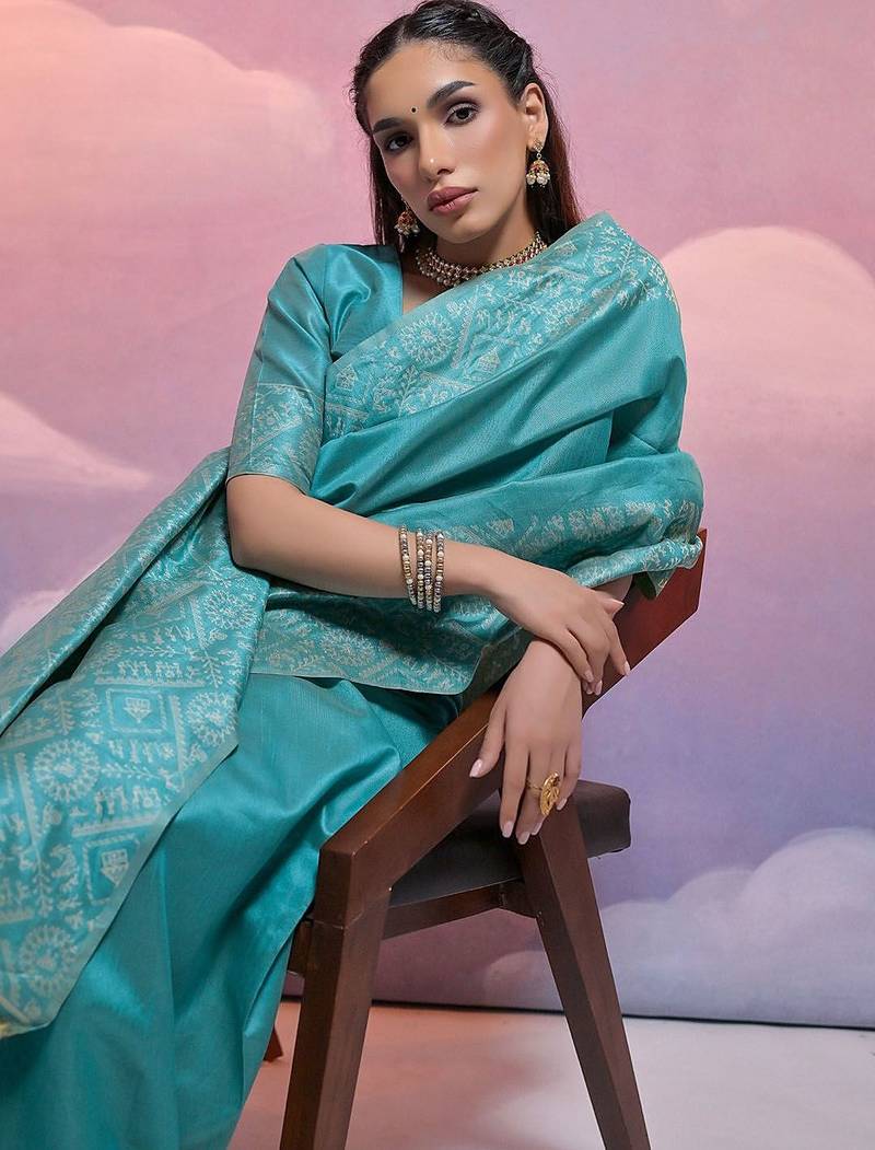 Woven Design Bhagalpuri Saree