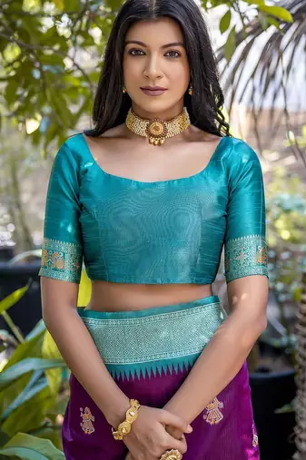 Woven Design Ethnic Motifs Zari Tussar Saree
