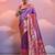 Woven Design Ethnic Motifs Zari Paithani Saree