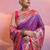 Woven Design Ethnic Motifs Zari Paithani Saree