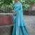 Ethnic Motifs Woven Design Zari Banarasi Saree